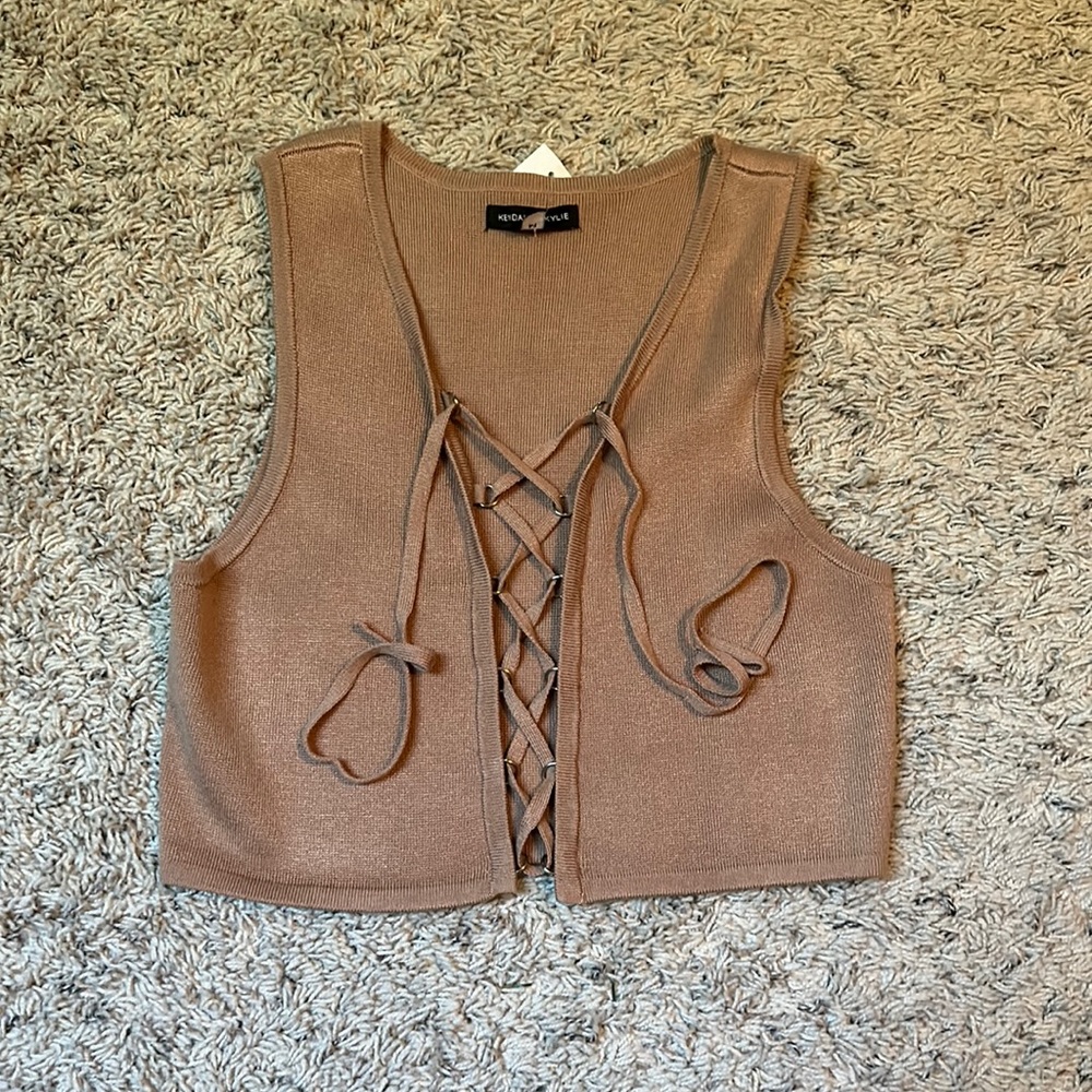 Pac-sun tie up Crop Top